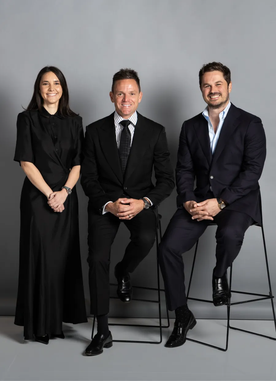 The Balaton Financial team — Matt Pongrass with colleagues